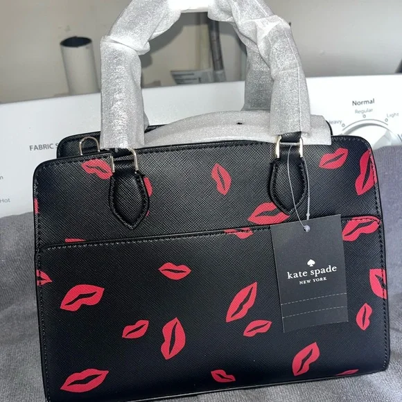 Kate Spade Black and Pink Women's Bag - Picture 3 of 9